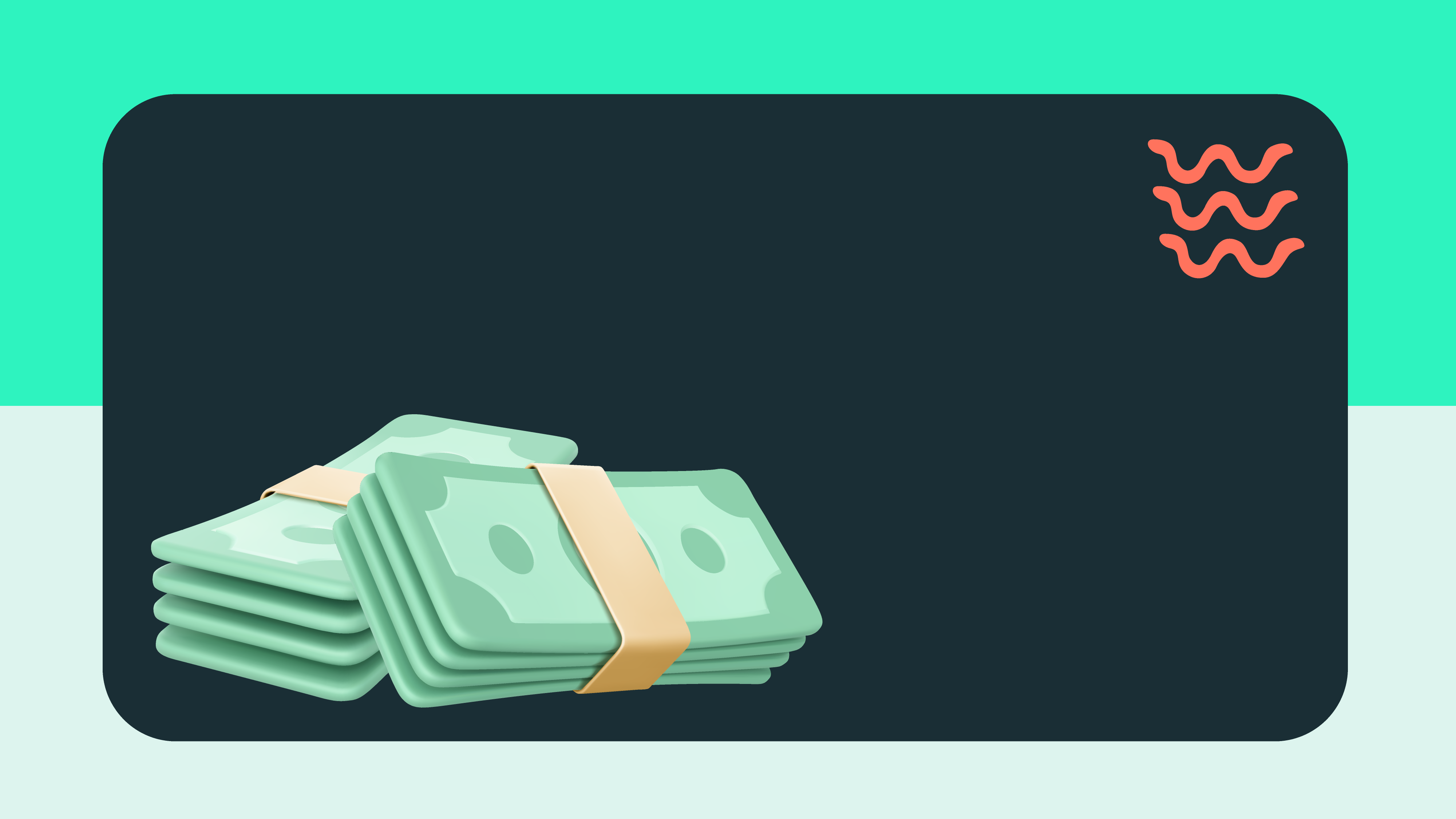 A pile of cash made from selling clothes on Vinted